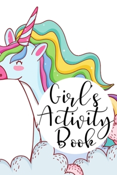 Paperback Girls Activity Book: Draw and Write Journal with Puzzles Games and Writing Prompts Great Gift for Girls Book