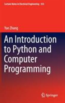 Hardcover An Introduction to Python and Computer Programming Book