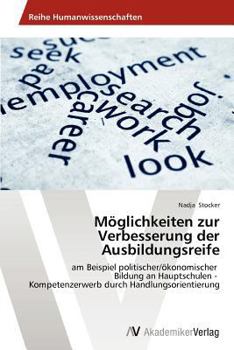 Paperback Möglichkeiten zur Verbesserung der Ausbildungsreife [German] Book