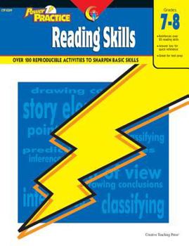 Paperback Reading Skills Grade 7-8 Book