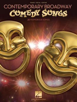 Paperback Contemporary Broadway Comedy Songs Piano, Vocal and Guitar Chords Book