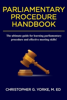 Paperback Parliamentary Procedure Handbook Book