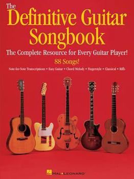 Paperback The Definitive Guitar Songbook Book