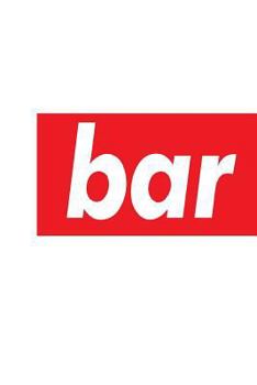 Paperback Bar: 6x9 College Ruled Line Paper 150 Pages Book