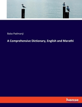 Paperback A Comprehensive Dictionary, English and Marathi Book