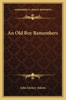 Paperback An Old Boy Remembers Book