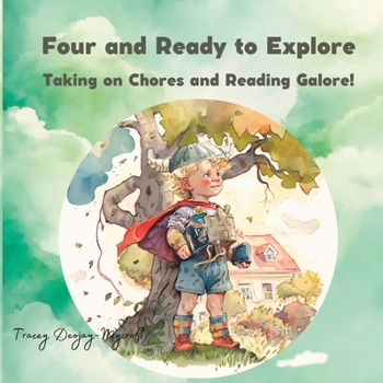 Paperback Four and Ready to Explore: Taking on Chores and Reading Galore! Book