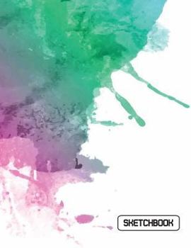 Sketchbook: Oil paint Artist Cover Blank pages, Extra large (8.5 x 11) inches, 110 pages, White paper, Sketch, Draw and Paint