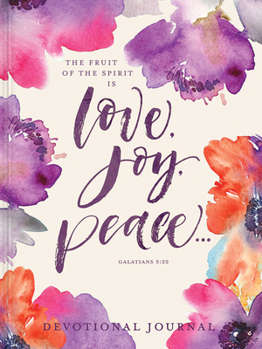 Hardcover Love, Joy, Peace: A Devotional Journal Book