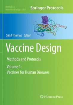 Paperback Vaccine Design: Methods and Protocols: Volume 1: Vaccines for Human Diseases Book