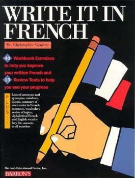 Paperback Write It in French Book