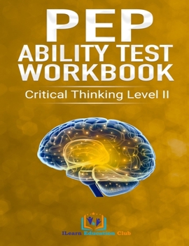 Paperback PEP Ability Test Workbook: Critical Thinking Level II Book