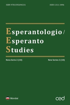 Paperback Esperantologio / Esperanto Studies. Nova Serio / New Series 2 (10) [Esperanto] Book