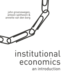 Paperback Institutional Economics: An Introduction Book