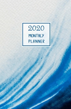 Paperback 2020 Monthly Planner: Portable. Month on 2 pages followed by six Notes pages. Monthly layout Includes To-do section. 8.5"x 5.5". Fits in pur Book