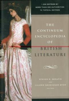 Hardcover Continuum Encyclopedia of British Literature Book