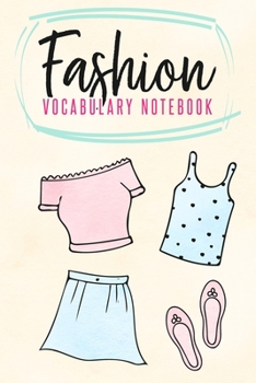 Paperback Fashion Vocabulary Notebook Book