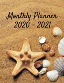 Paperback Monthly Planner 2020 - 2021: 24 Month Agenda Planner - Two Year Calendar Planner - January 2020 to December 2021 Monthly Calendar Planner, 8.5" x 1 Book