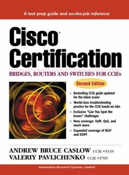 Paperback Cisco Certification: Bridges, Routers and Switches for Ccies Book