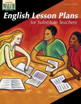 Paperback English Lesson Plans for Substitute Teachers Book