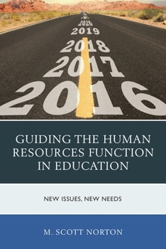 Paperback Guiding the Human Resources Function in Education: New Issues, New Needs Book