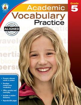 Paperback Academic Vocabulary Practice, Grade 5 Book