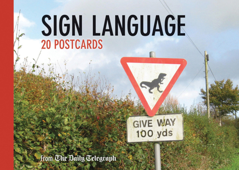 Card Book Daily Telegraph Sign Language Postcard Book