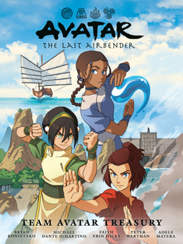 Hardcover Avatar: The Last Airbender--Team Avatar Treasury Library Edition Book