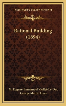 Hardcover Rational Building (1894) Book