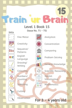 Paperback Train 'Ur Brain Level 1 Book 15: Issue No. 71 to 75 Book