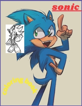 Paperback Sonic: Coloring Book for Kids and Adults with Fun, Easy, and Relaxing Book