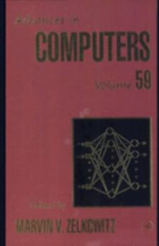 Hardcover Advances in Computers: Volume 59 Book