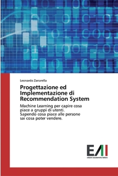 Paperback Progettazione ed Implementazione di Recommendation System [Italian] Book