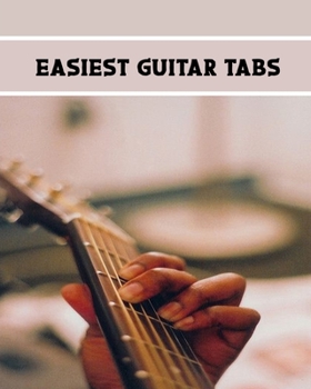 easiest guitar tabs: wonderful Blank Lined Gift notebook For guitar it will be the Gift Idea for guitar  Lover.