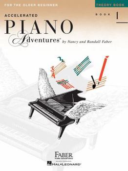 Paperback Accelerated Piano Adventures for the Older Beginner - Theory Book 1 Book