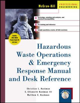 Hardcover Hazardous Waste Operations & Emergency Response Manual and Desk Reference Book