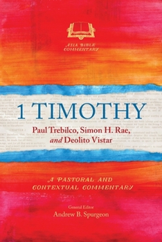 Paperback 1 Timothy: A Pastoral and Contextual Commentary Book