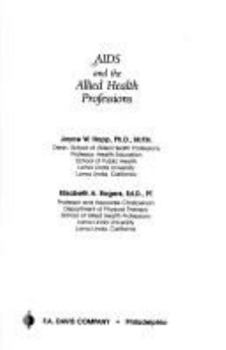 Paperback AIDS And the Allied Health Professions Book