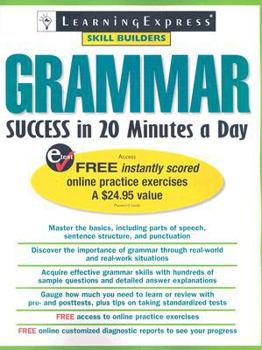 Paperback Grammar Success in 20 Minutes a Day Book