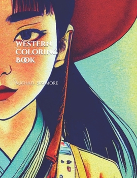 Paperback Western Coloring Book