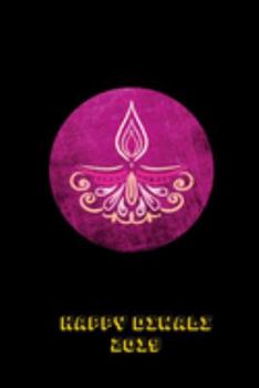 Happy Diwali 2019: Thoughtful Diwali Gift, Lined Blank Notebook, Mandala Back Cover, 6 x 9, 120 White Color Pages, Matte Finish Cover