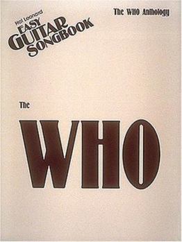 Paperback The Who Anthology: Easy Guitar Book