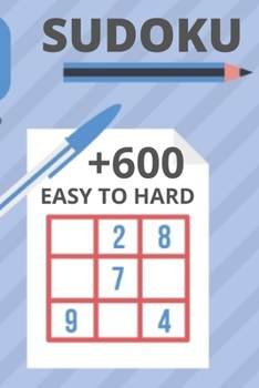 Paperback Sudoku +600 Easy to Hard: Activity Book