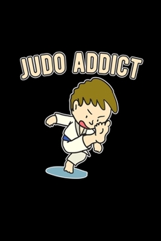 Judo addict: 6x9 JUDO | blank with numbers paper | notebook | notes