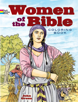 Paperback Women of the Bible Coloring Book