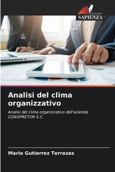 Paperback Analisi del clima organizzativo [Italian] Book