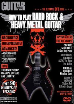 DVD Guitar World -- How to Play Hard Rock & Heavy Metal Guitar: The Ultimate DVD Guide!, DVD Book