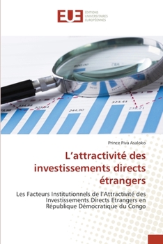 Paperback L'attractivité des investissements directs étrangers [French] Book