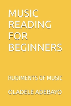 Paperback Music Reading for Beginners: Rudiments of Music Book