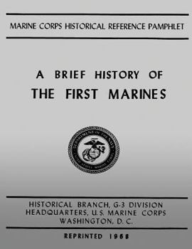 Paperback A Brief History of the 1st Marines Book